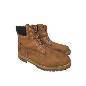 Timberland Pro Men Iconic 6" Aluminum Toe WP Leather Work Boot A22H2 Wheat 15W